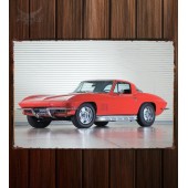 Металлическая табличка Corvette Sting Ray 327 L79 